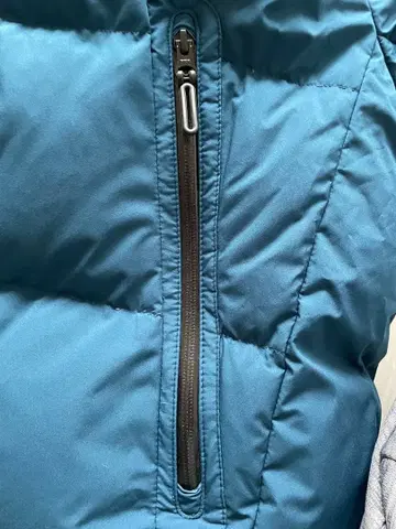 CAMPZ 후드 부착 다운 자켓 다크 블루