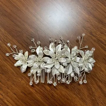 결혼식 머리 장식