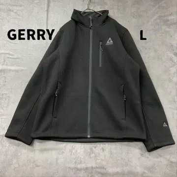 GERRY 플리스 자켓 블랙 자수 로고 USA 구제 의류 [ 6787 ]