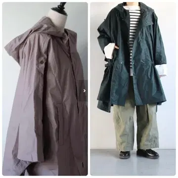 [ 새상품급 ] ASEEDONCLOUD 아우터 레인코트 판초