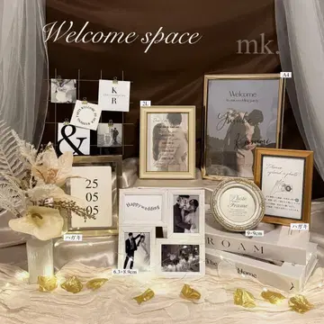 natural*웰컴 스페이스 묶음 판매 웨딩 브라이덜 세트