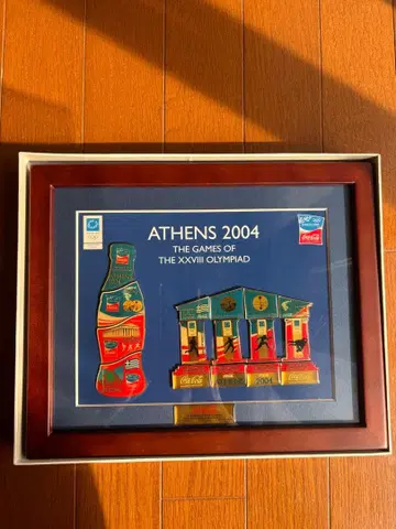 아테네 올림픽 2004 코카콜라 핀 배지 미사용