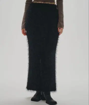 TODAYFUL Shaggy Knit Skirt 36