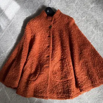 blancetblanche 오렌지 판초 M-L