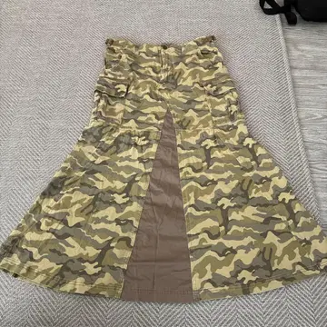 AVIREX 카모 패턴 롱 스커트 M 사이즈