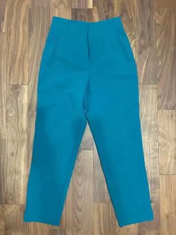 ZARA 하이웨스트 팬츠 여성 팬츠 그린 베이지