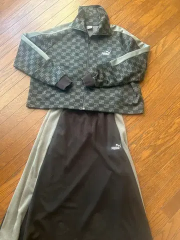 PUMA 저지 세트 그레이 블랙