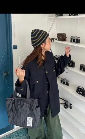 niko and - 티라 씨 프로듀스 2way 퀼트 토트백