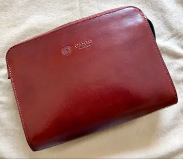 새상품급 GANZO 클러치백 세컨드 백 브라운