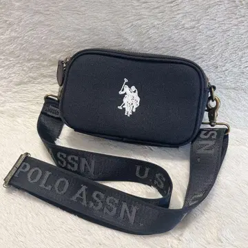 U.S.POLO.ASSN 미니 숄더백 로고 숄더 블랙