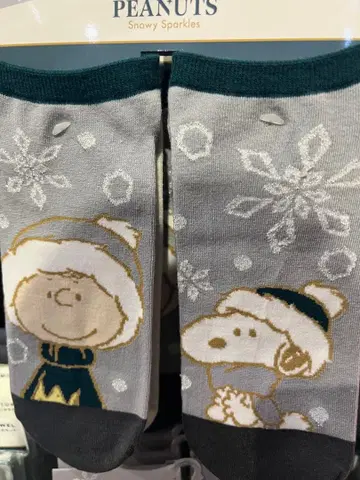 USJ 한정판 스누피 찰리 브라운 양말 삭스 세트