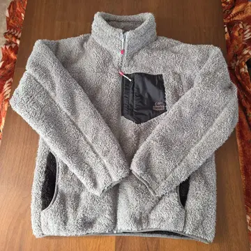 CHUMS 플리스 자켓 그레이