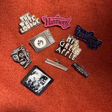 Mrs. Green Apple 핀 배지 세트 9종