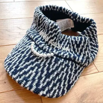 MARK & LONA 니트 바이저 네이비