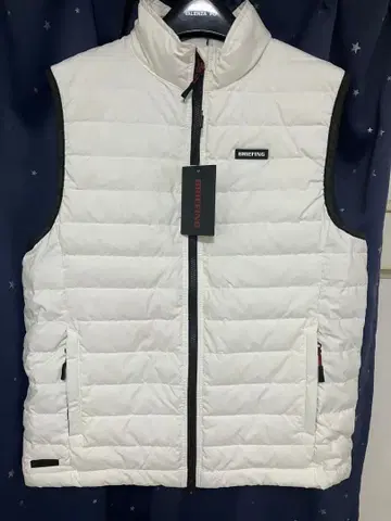 BRIEFING 다운 베스트 화이트