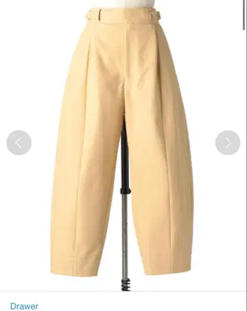 드로어 베이지 그루가카 팬츠 36