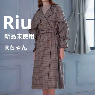 [ 미사용 새상품 ] Riu 리우 R짱 윈드페인 엄브렐라 트렌치코트