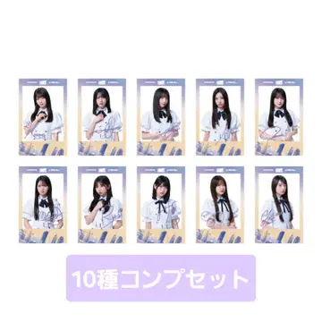 [ 컴프세트 ] 신참자 폴라로이드풍 클리어 카드 노기자카46 6기생