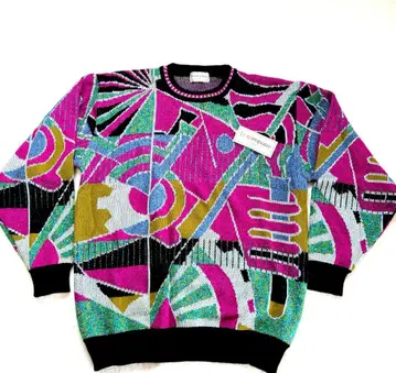 Le' rampare 기하학 패턴 니트 스웨터 택 포함! 사이즈 48