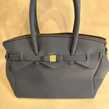 세이브마이백 블루 토트백 miss plus