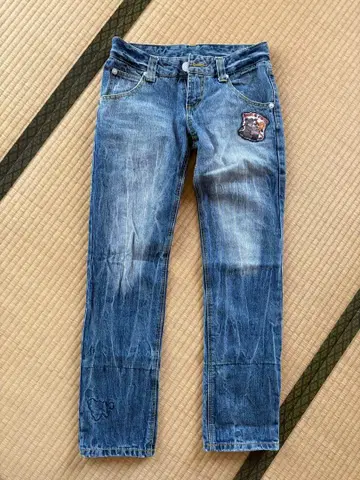 자수 데님 팬츠 BACK&FORTH