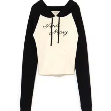 andmary Letter mary logo tops black