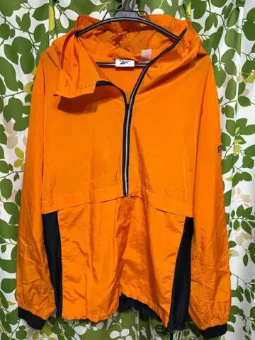 Reebok 오렌지 나일론 자켓 L