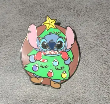 디즈니 스토어 스티치 크리스마스 트리 시크릿 핀 배지