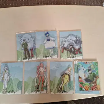 이종족 리뷰어즈 아크릴 스탠드 7개 세트