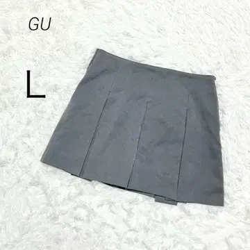 지유 GU 미니 스커트 플리츠 스커트 치마바지 로우웨스트 L