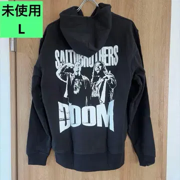 미사용) 전일본 프로레슬링 사이토 브라더스 후드티 L 사이즈