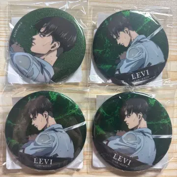 진격의 거인 리바이 글리터 캔뱃지 싸우는 등 4세트