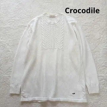 [ 미사용 새상품 ] 크로커다일 꽈배기 니트 L