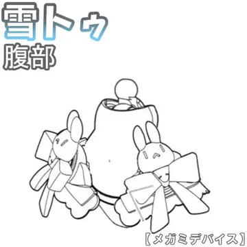 미조립 복부 유키투 PUNI MOFU 메가미 디바이스 2