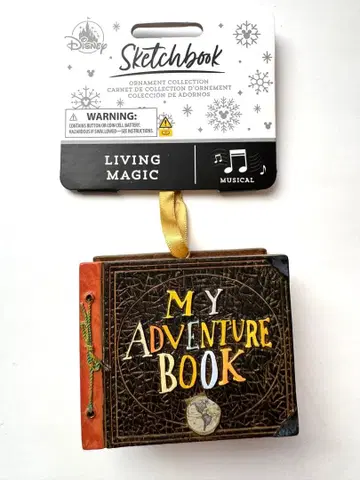 디즈니 스토어 오너먼트 업 마이 어드벤처 북