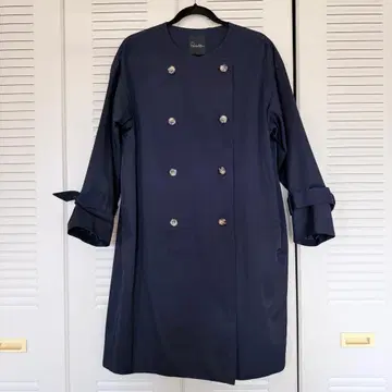 [ 새상품급 ] 어반 리서치 ROSSO 노카라 트렌치코트 #네이비
