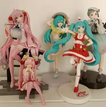 하츠네 미쿠 피규어 5개 묶음 판매