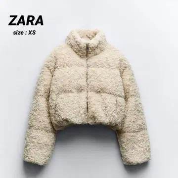 ZARA 보아 자켓 XS 아이보리