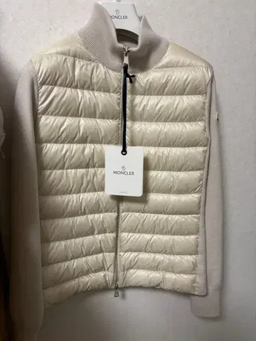 MONCLER 아이보리 다운 자켓