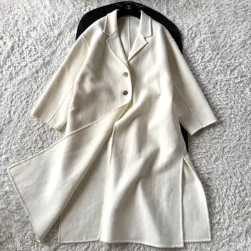 컨디션 최상 제나 개럴개런트 리버 코트 더블 페이스 아이보리