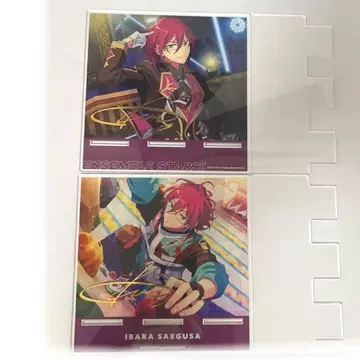 앙스타 사에구사 이바라 아크릴 스마트폰 스탠드 2개 세트