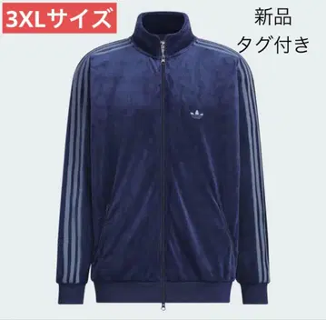새상품 택 포함 adidas 벨로아 트랙 자켓 JM2269 네이비