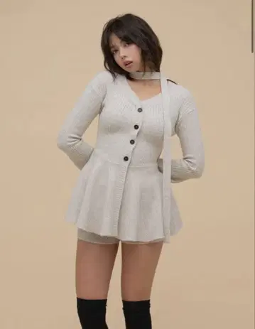 andmary Dahlia tunic set up beige