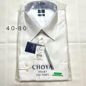 미사용 새상품 일본제 논아이론 와이셔츠 CHOYA 40-80
