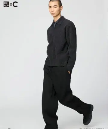 유니클로 c 맨투맨 와이드 팬츠 xs