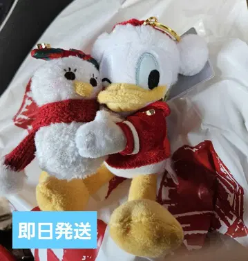 도날드 봉제 인형 키링 키체인 DISNEY CHRISTMAS