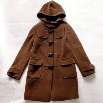 뷰티&유스 더플 코트 브라운 S