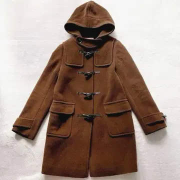 뷰티&유스 더플 코트 브라운 S