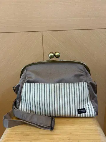 빅볼 가마구치 숄더백 AYANOKOJI 브라운