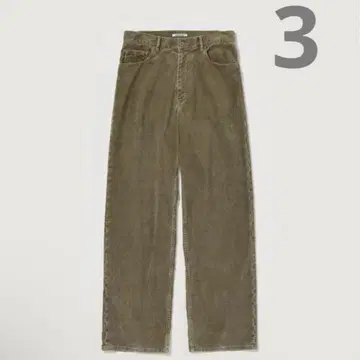 PIGMENT DYE FINX CORDUROY WIDE 5P PANTS